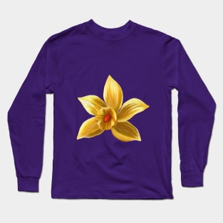 Sweet Vanilla Flower Long Sleeve T-Shirt